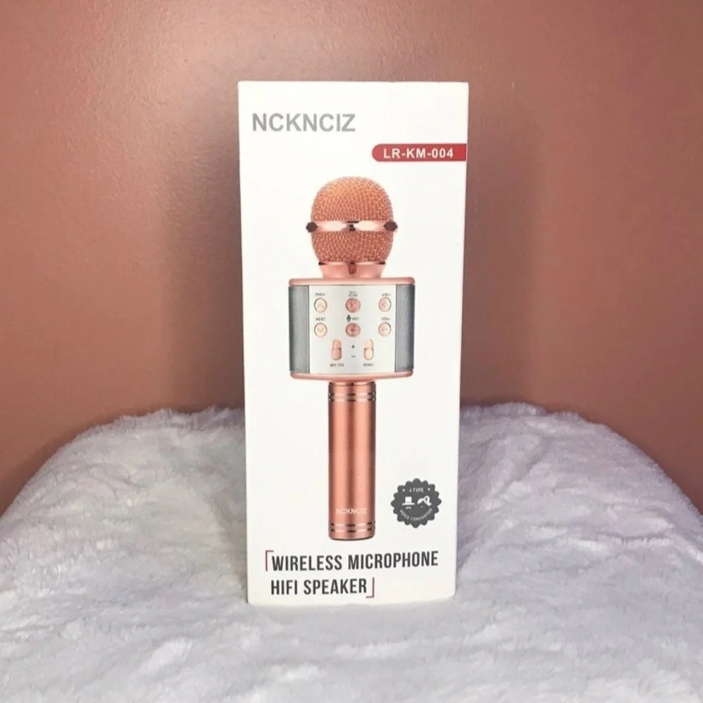 Wireless Pink Microphone